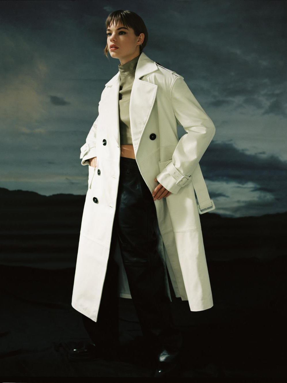 TRENCH OVERSIZED