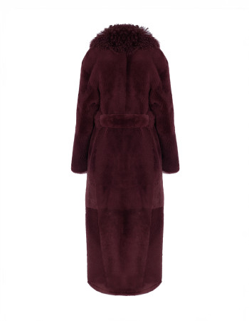 CARA SHEARLING COAT