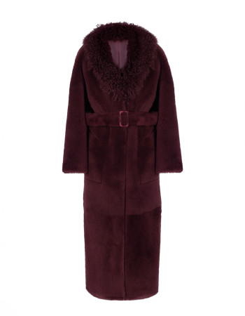 CARA SHEARLING COAT