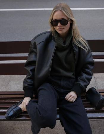 MINA SHEARLING BOMBER