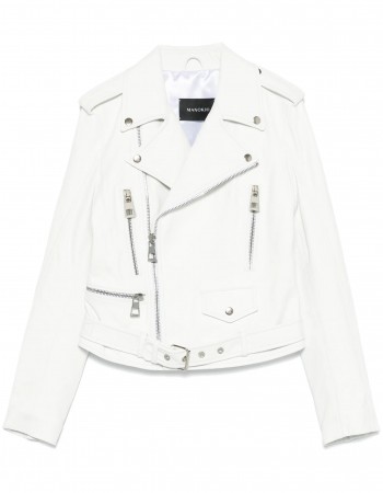 LEATHER BIKER JACKET