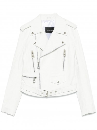 LEATHER BIKER JACKET