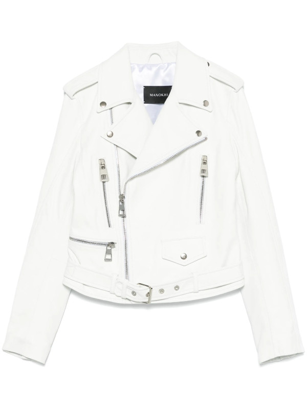 LEATHER BIKER JACKET