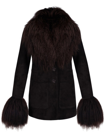 HELENE SHEARLING BLAZER