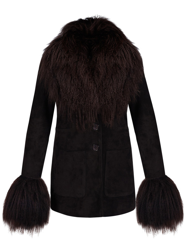 HELENE SHEARLING BLAZER