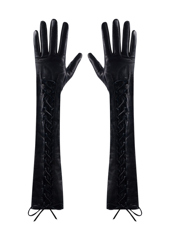 LONG GLOVES WITH LACES