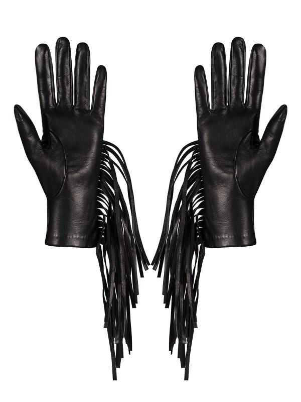 SHORT FRINGED GLOVES