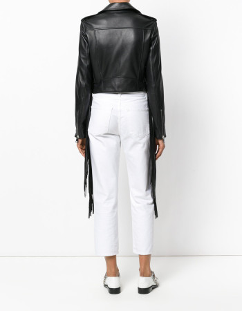 FRINGE CROPPED MOTO FRINGE CROPPED MOTO