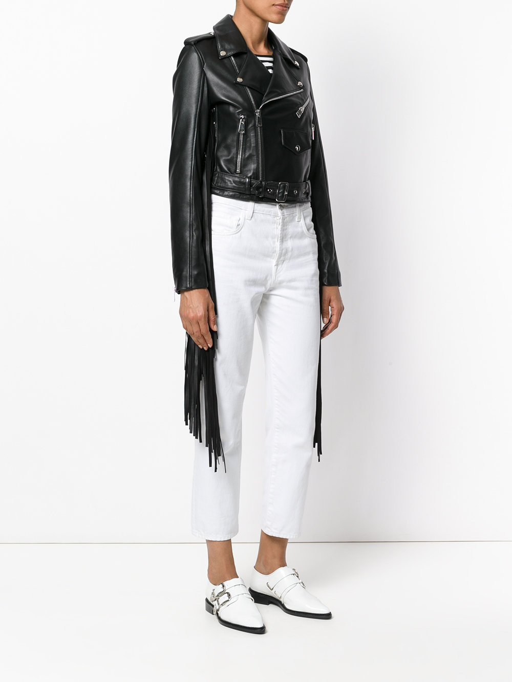 FRINGE CROPPED MOTO FRINGE CROPPED MOTO
