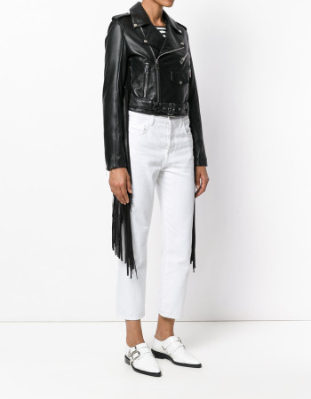 FRINGE CROPPED MOTO FRINGE CROPPED MOTO