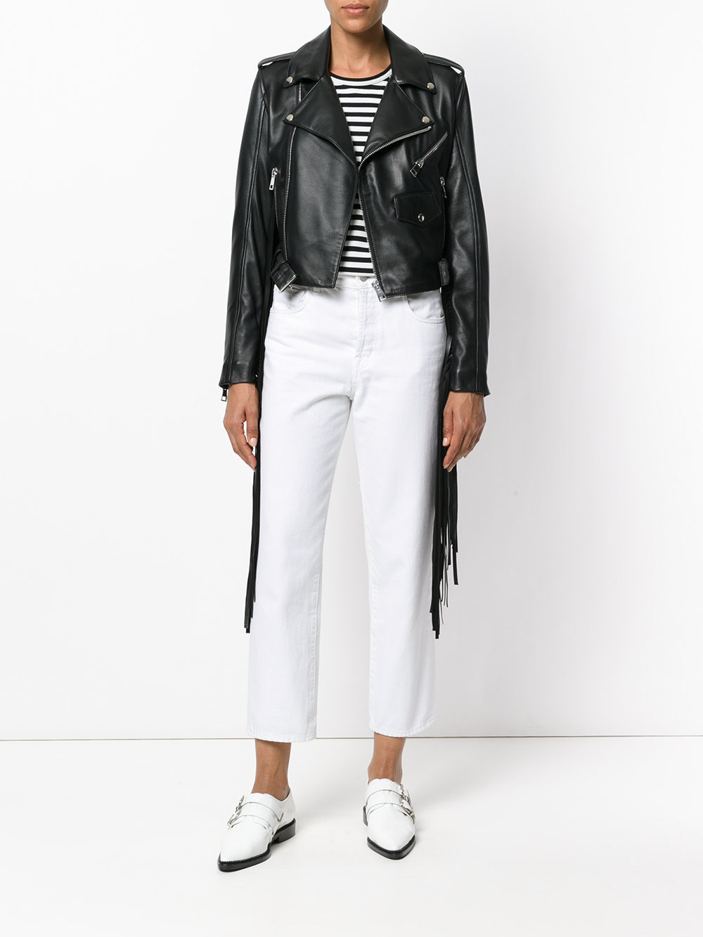 FRINGE CROPPED MOTO FRINGE CROPPED MOTO
