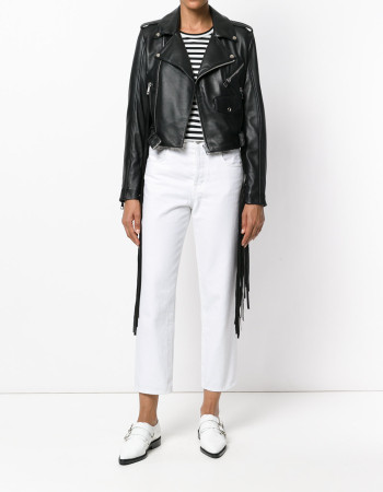 FRINGE CROPPED MOTO FRINGE CROPPED MOTO