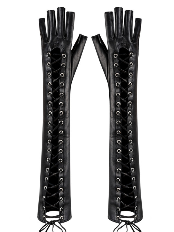 FINGERLESS LONG GLOVES