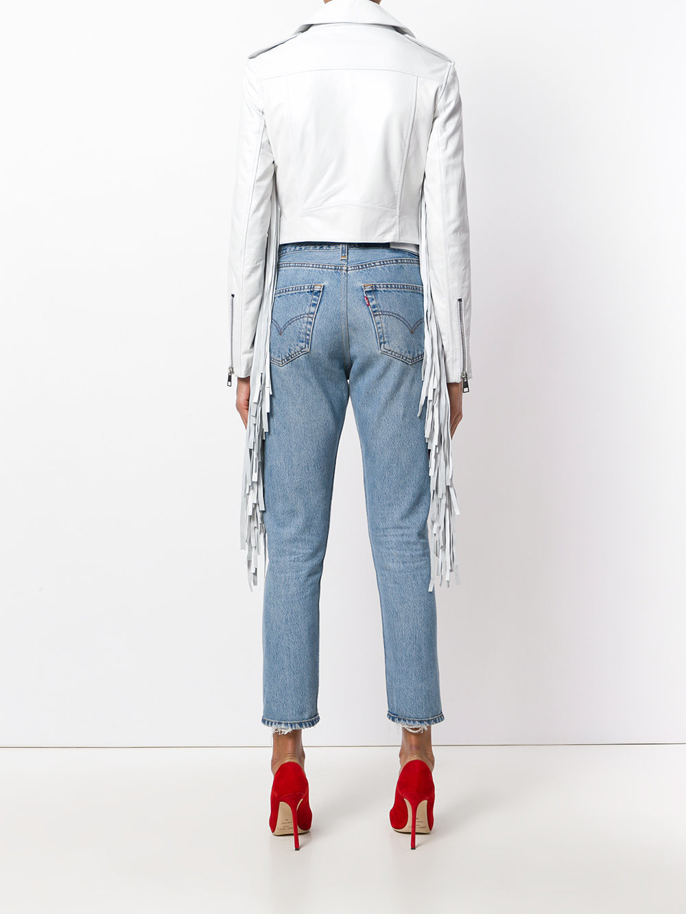 FRINGE CROPPED MOTO