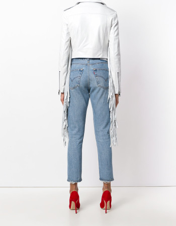 FRINGE CROPPED MOTO
