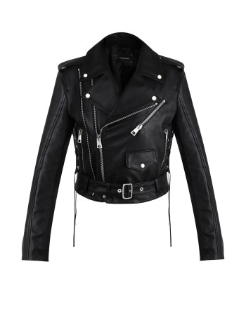 CROPPED BIKER JACKET CROPPED BIKER JACKET