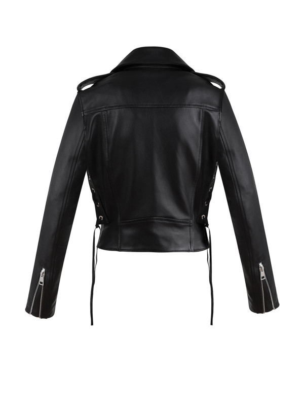 CROPPED BIKER JACKET CROPPED BIKER JACKET