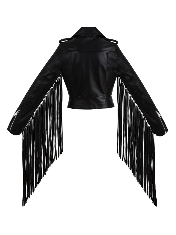 FRINGE CROPPED MOTO FRINGE CROPPED MOTO
