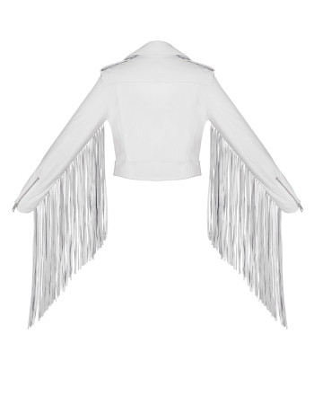 FRINGE CROPPED MOTO